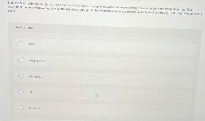 Which company is using the total quality