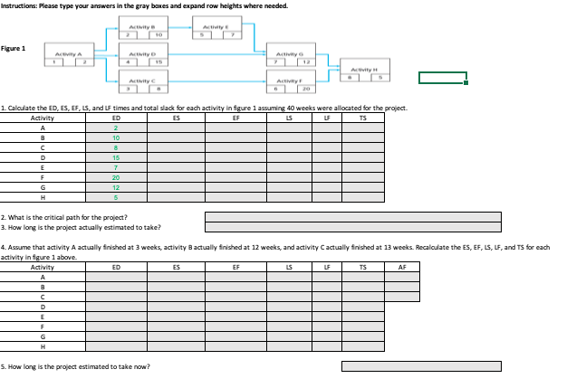 Instructions: Please type your answers in the