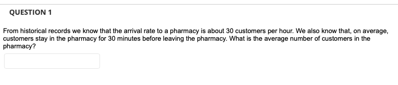 QUESTION 1 From historical records we know that