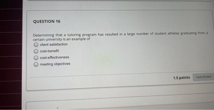 Determining that a tutoring program has resulted