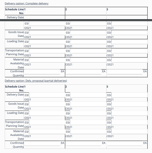 All dates in this task use the following date