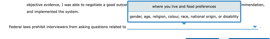 3. During the Interview During an interview, your
