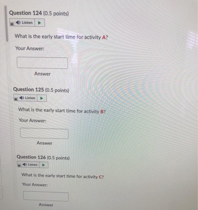 Use the information in the table below to answer