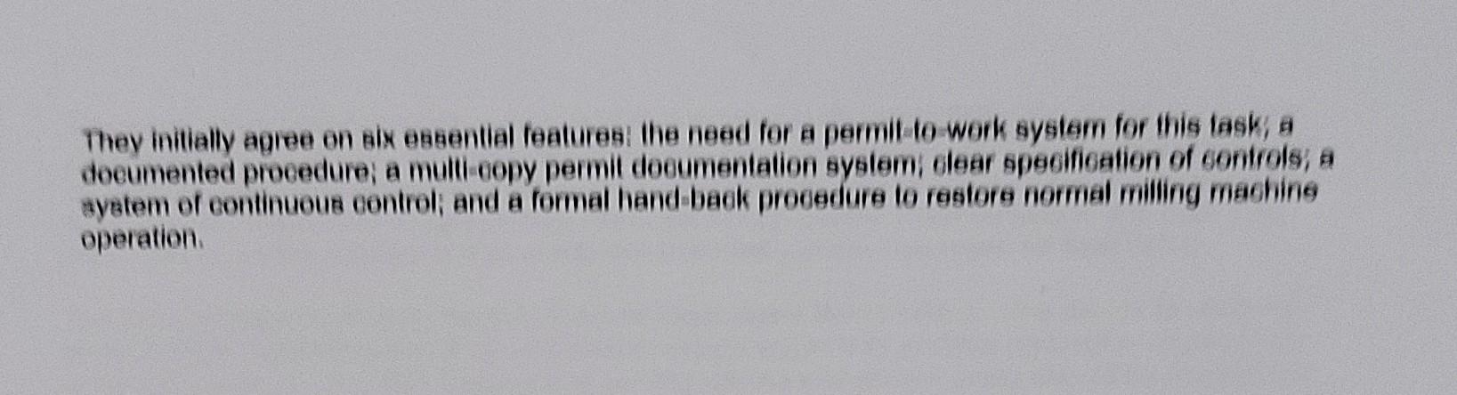 SCENARIO You are a shift supervisor working for