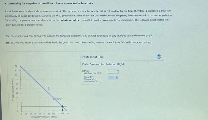 7. Correcting for negative externalities - Taxes