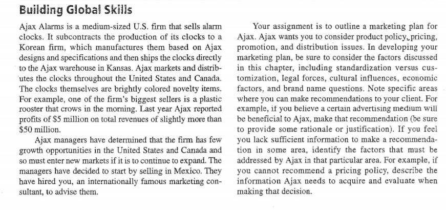 please answer this case study by suggest a