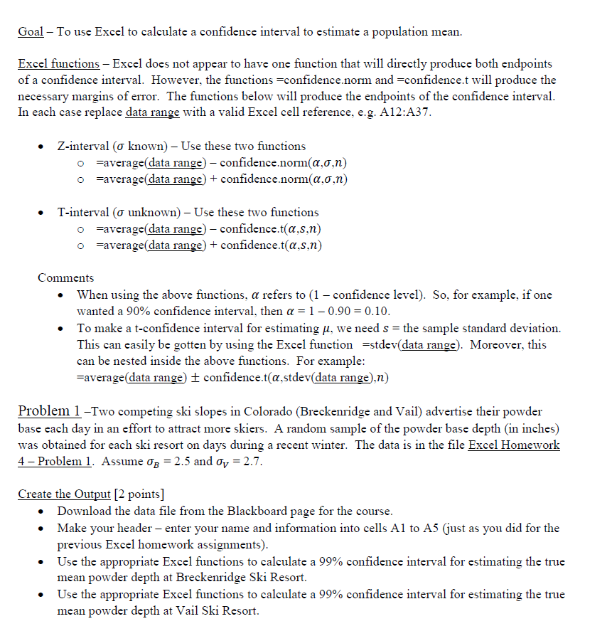 Please answer the following Excel Problems. I