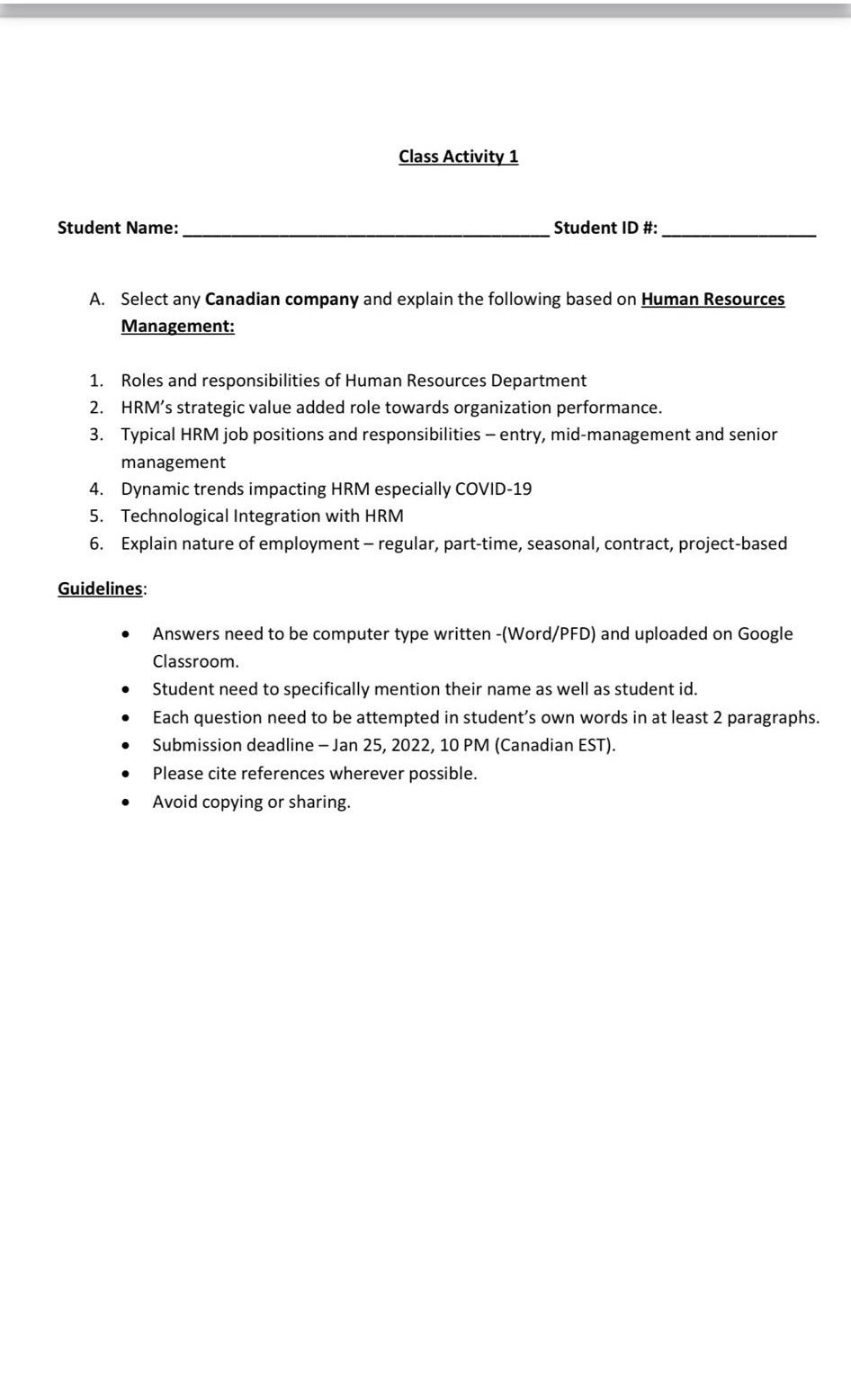 answer the 5th 6th questions Class Activity 1