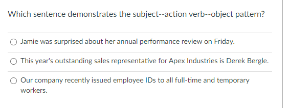 Which of the following is an example of an