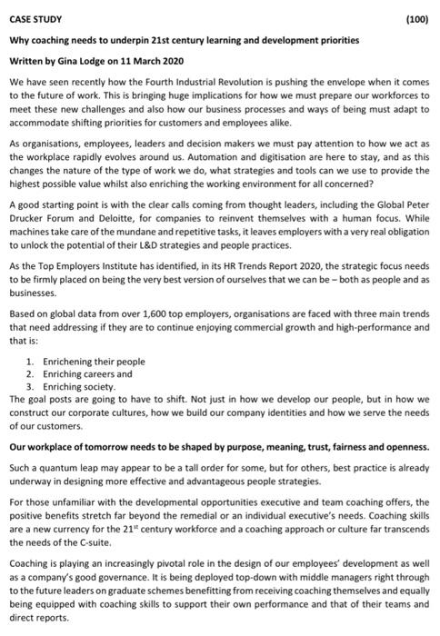 Correct subject: Strategic Training and