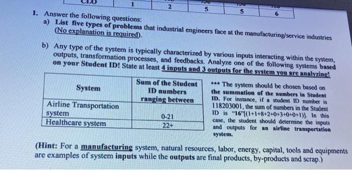healthcare system ie 2 5 5 1. Answer the