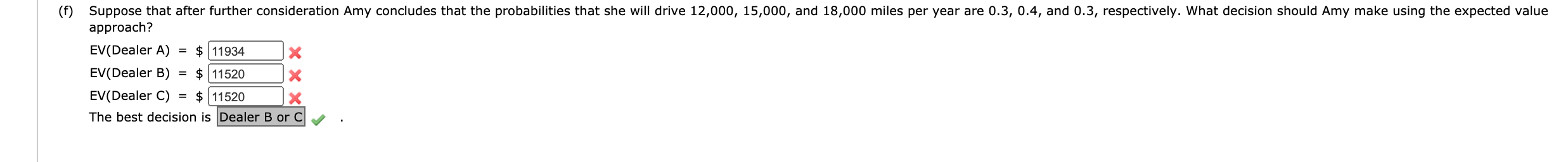 Amy Lloyd is interested in leasing a new car and