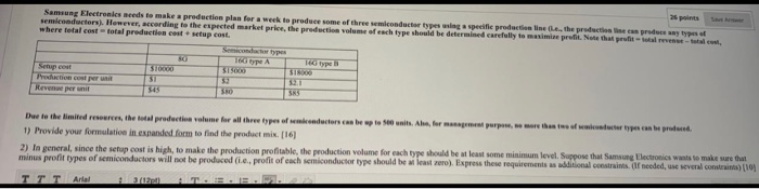 Samsung Electronics needs to make a production