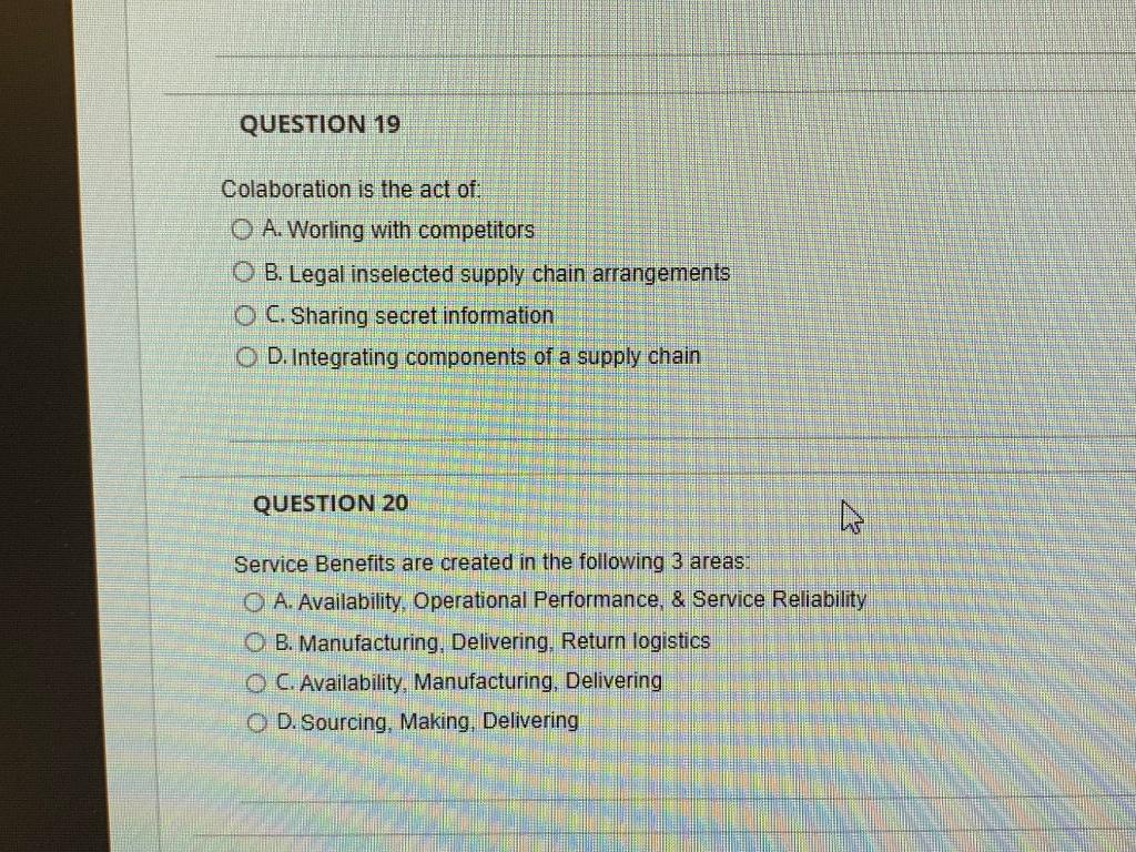 O D. Phantom Storage QUESTION 7 An 'Integrated