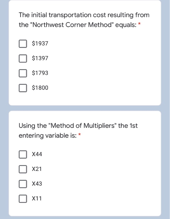 if you may help me with it Using the "Northwest