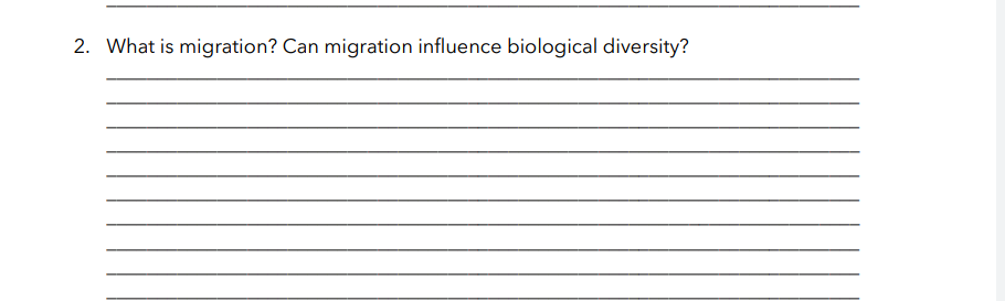 2. What is migration? Can migration influence