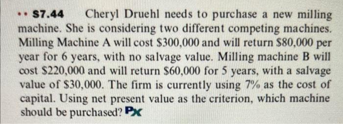 according to the text, the answer is machine B: