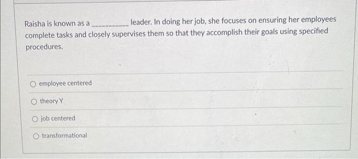 please answer them all :) Raisha is known as a