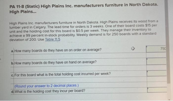 PA 11-8 (Static) High Plains Inc. manufacturers