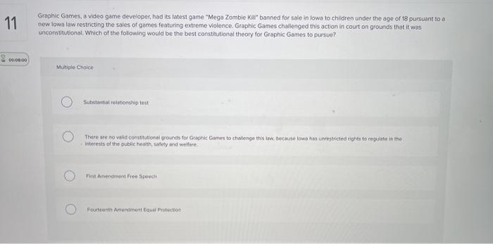 answer in 6 mins please ! 11 Graphic Games, a