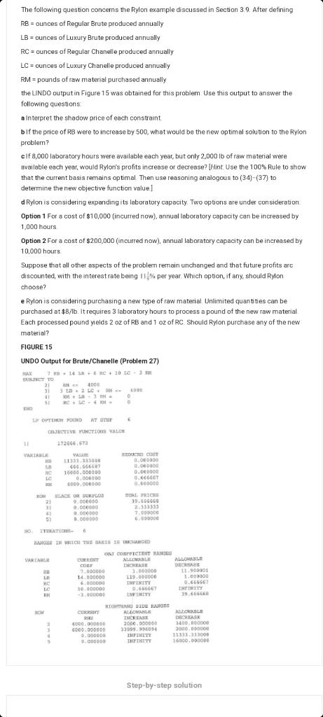 The following question concerns the Rylon example