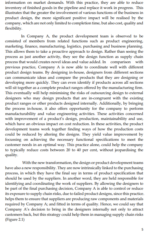 Please read the case given The company has