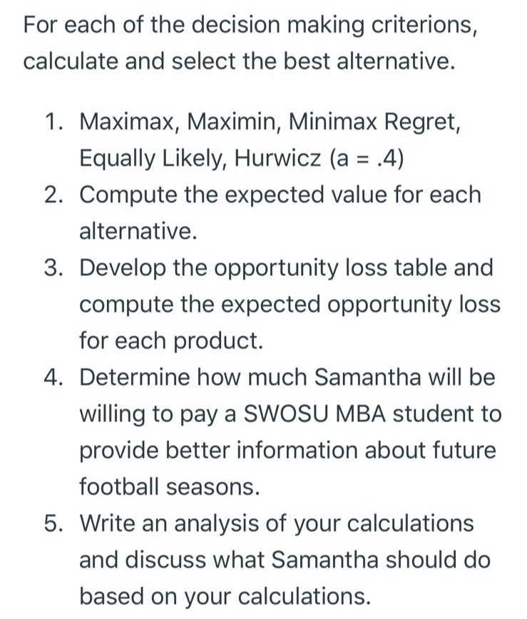 Please solve all the parts. Please use excel