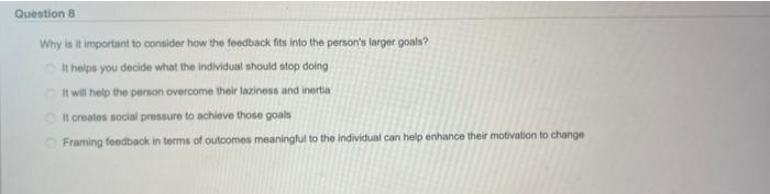 Question a Why is it important to consider how