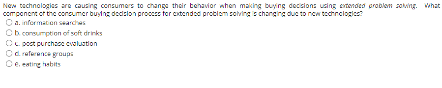 New technologies are causing consumers to change