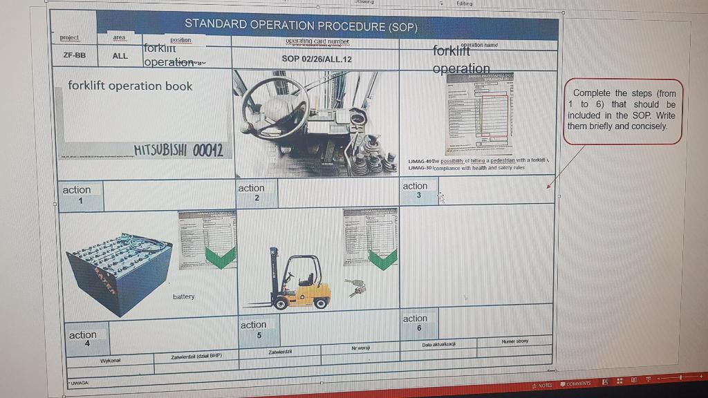 Logistics process Standard Operation Procedure