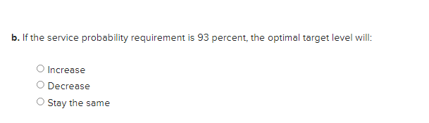 Palin's Muffler Shop has one standard muffler