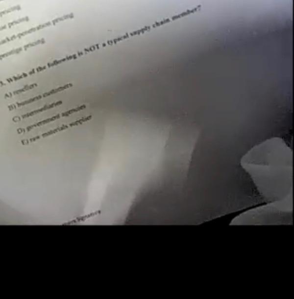 3. Which of the figh NOT.typal supply chainment