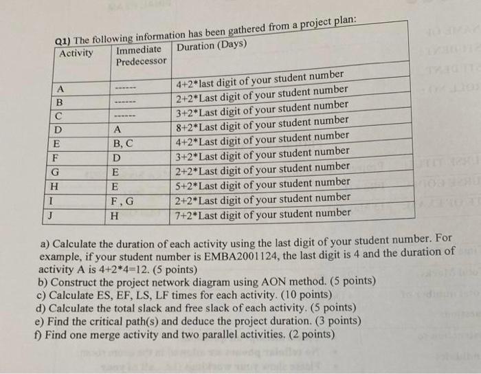 please assume last digit of stduent number is 5,