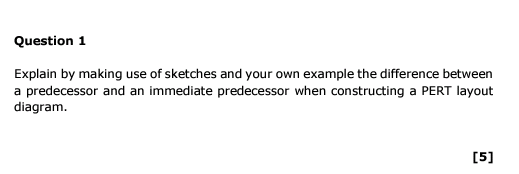 answer this question Question 1 Explain by making