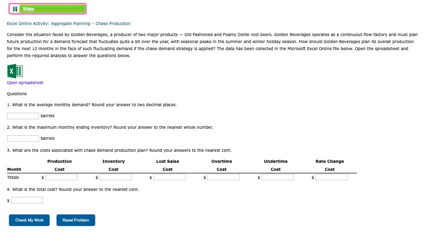 perform the required analysis to answer the