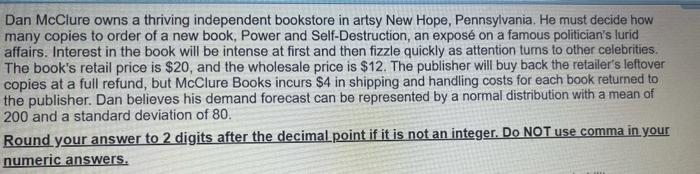Dan McClure owns a thriving independent bookstore