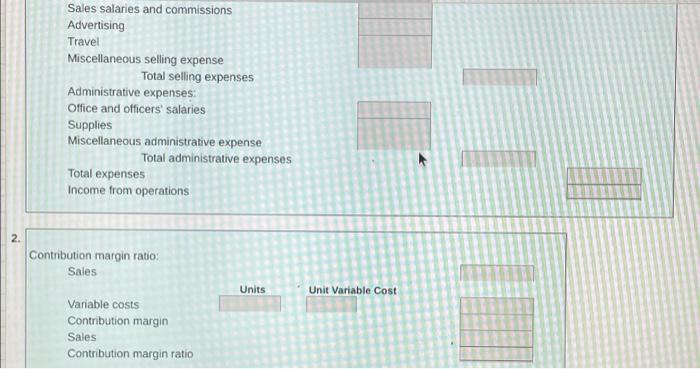 Chapter 5 Cost Volume-Profit Analysis PR 5-6A
