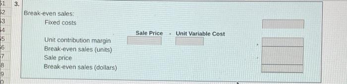 Chapter 5 Cost Volume-Profit Analysis PR 5-6A