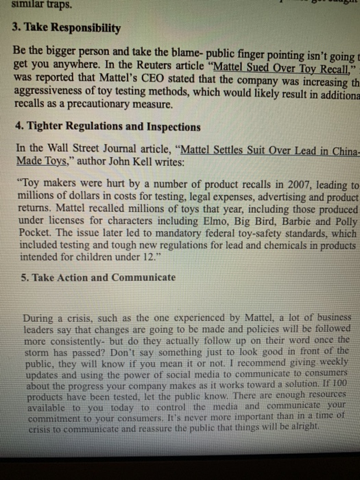 which one do you belive is the most important one