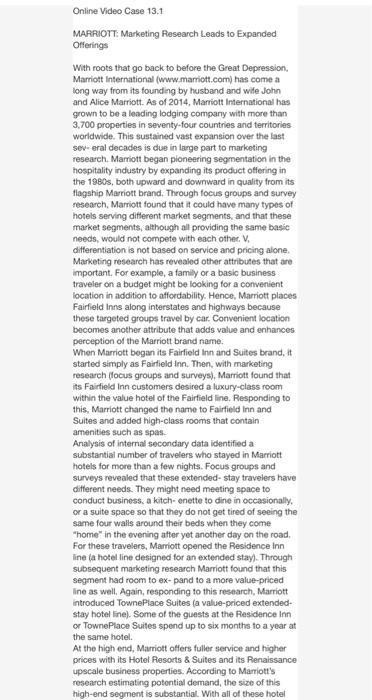 kindly read the case and answer the questions