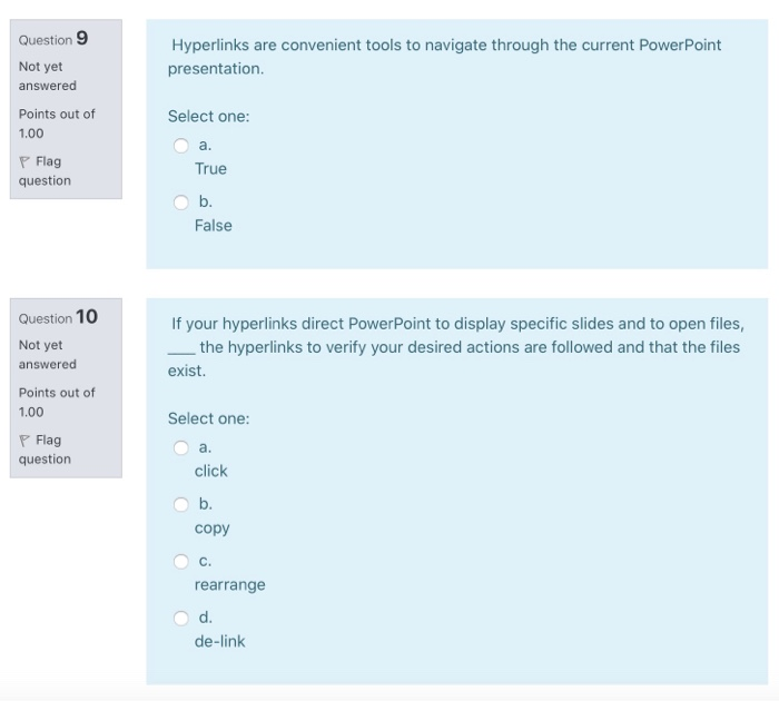Hyperlinks are convenient tools to navigate