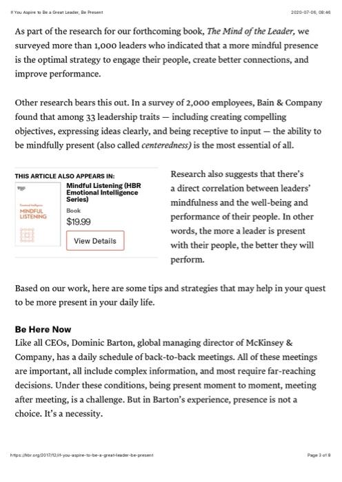 What did you learn from this article? - What can