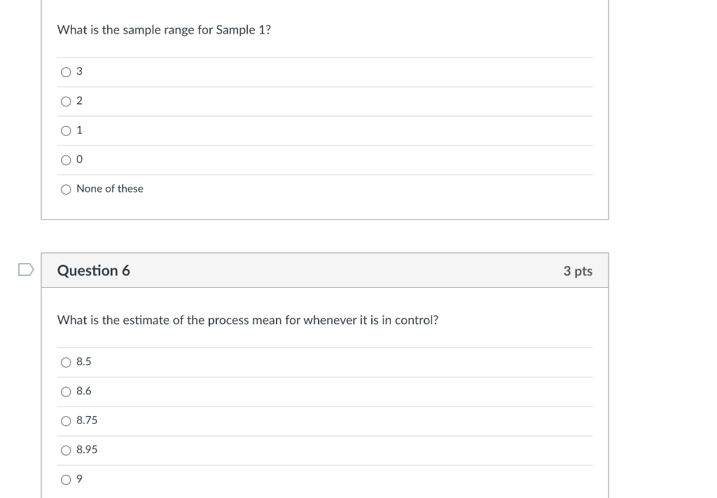 Use the following to answer questions 4-8: A