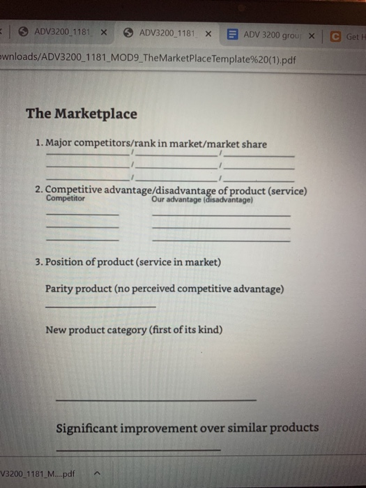 Must create a Creative Brief for Dunkin donuts