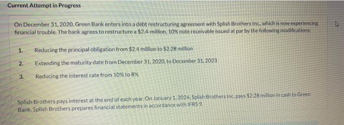 View Current Attempt in Progress On December 31,