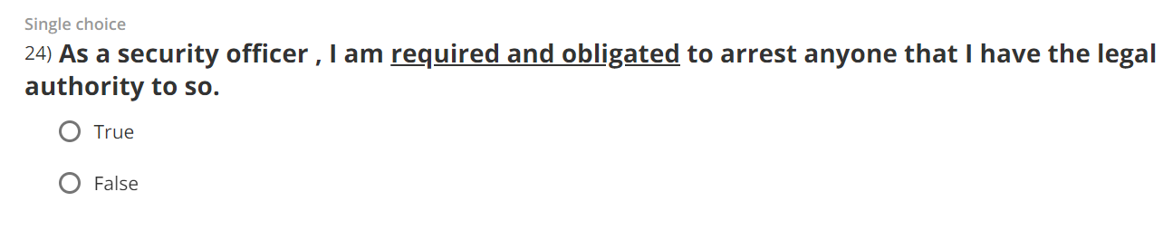 19) What must security officers do when using