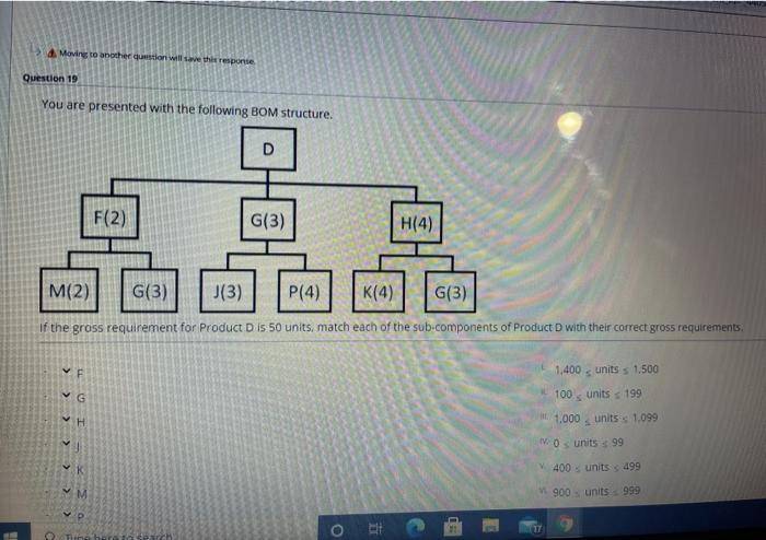 Moving to another question will save response