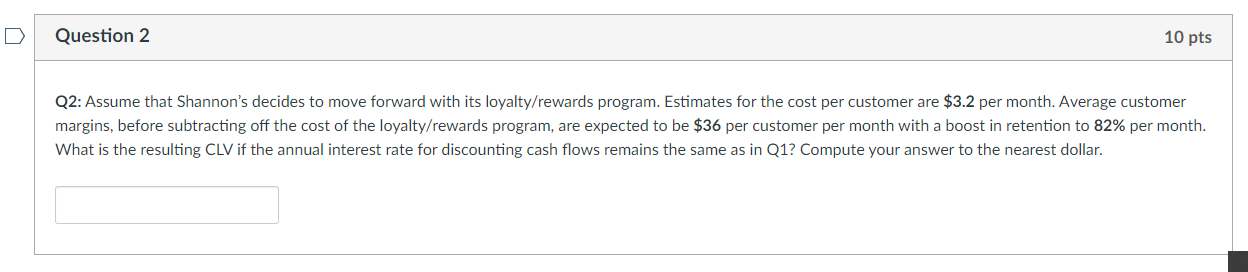 I ONLY NEED QUESTION 2! Question 1 is for