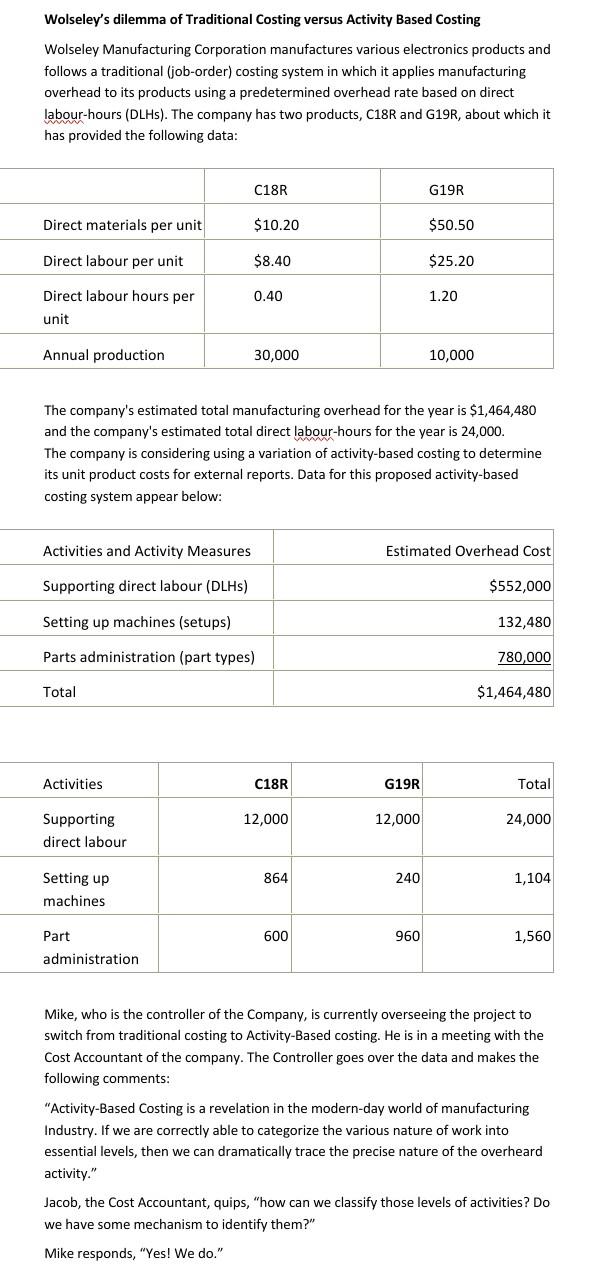 In order to complete your case analysis