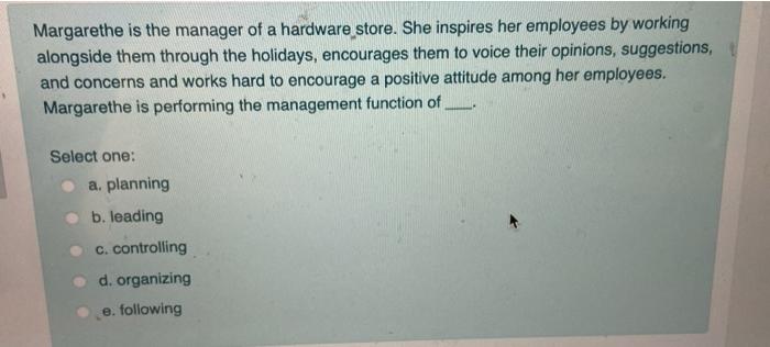 Which statement about middle management is true?